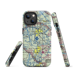 Southern Wisconsin Regional Airport (JVL) VFR Sectional  Tough iPhone Case