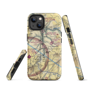 Southfork River Ranch Airport (ID11) VFR Sectional  Tough iPhone Case