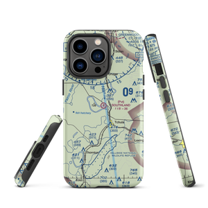 Southland Flying Service Inc. Airport (MS40) VFR Sectional  Tough iPhone Case