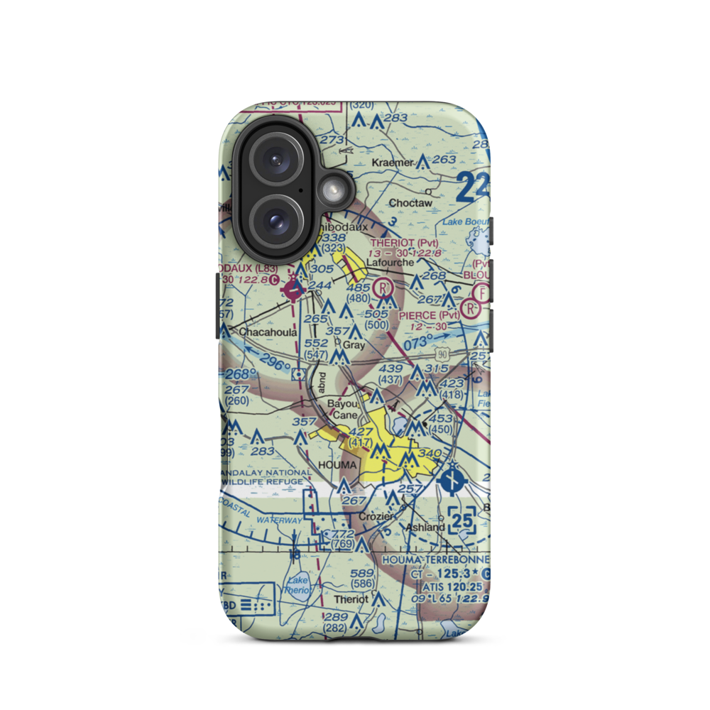 Southland Strip Nr 2 Ultralightport (LS43) VFR Sectional  Tough iPhone Case iPhone 16 model shown