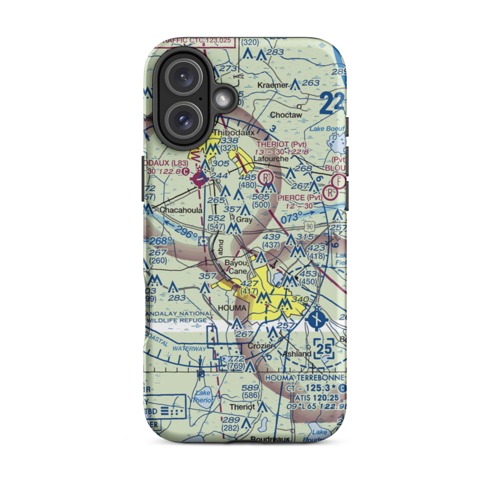 Southland Strip Nr 2 Ultralightport (LS43) VFR Sectional  Tough iPhone Case iPhone 16 Plus model shown