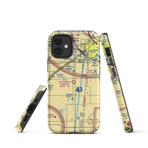 Southwest Lubbock Airport (96TS) VFR Sectional  Tough iPhone Case