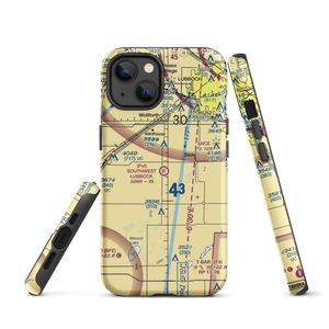 Southwest Lubbock Airport (96TS) VFR Sectional  Tough iPhone Case