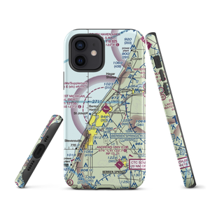 Southwest Michigan Regional Airport (BEH) VFR Sectional  Tough iPhone Case