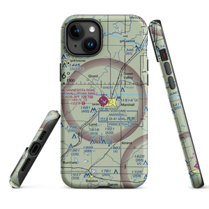 Southwest Minnesota Regional Airport - Marshall/Ryan Field (MML) VFR Sectional  Tough iPhone Case