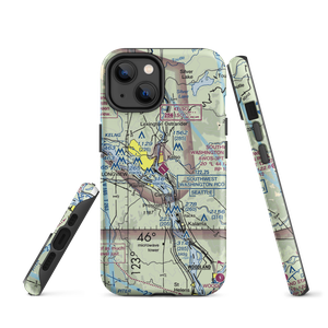 Southwest Washington Regional Airport (KLS) VFR Sectional  Tough iPhone Case