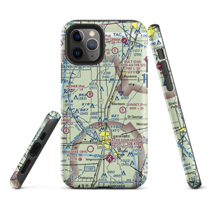 Spangler Airport (58IL) VFR Sectional  Tough iPhone Case