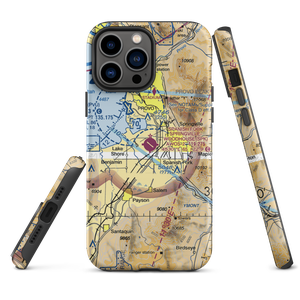 Spanish Fork-Springville-Woodhouse Field Airport (SPK) VFR Sectional  Tough iPhone Case