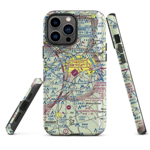 Spartanburg Downtown Memorial Airport (SPA) VFR Sectional  Tough iPhone Case