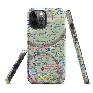 Spaudling Aerodrome (28NY) VFR Sectional  Tough iPhone Case