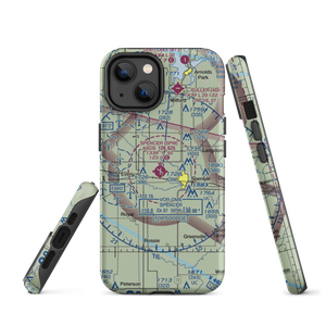 Spencer Municipal Airport (SPW) VFR Sectional  Tough iPhone Case