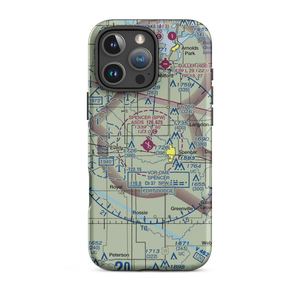 Spencer Municipal Airport (SPW) VFR Sectional  Tough iPhone Case