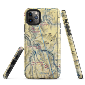 Spencer Ranch Landing Strip (ID90) VFR Sectional  Tough iPhone Case