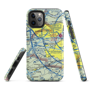 Spirit of St Louis Airport (SUS) VFR Sectional  Tough iPhone Case