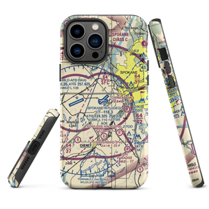 Spokane International Airport (GEG) VFR Sectional  Tough iPhone Case