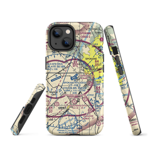 Spokane International Airport (GEG) VFR Sectional  Tough iPhone Case