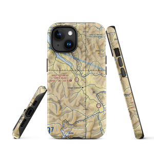 Spotted Bear /Usfs/ Airport (8U4) VFR Sectional  Tough iPhone Case