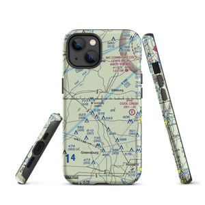 Spring Airport (86LA) VFR Sectional  Tough iPhone Case