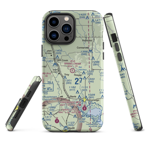 Spring Creek Ranch Airport (73OK) VFR Sectional  Tough iPhone Case