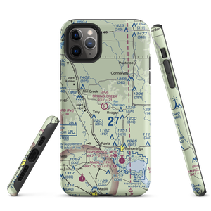 Spring Creek Ranch Airport (73OK) VFR Sectional  Tough iPhone Case