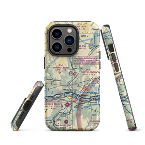 Spring Creek Ranch Airport (WA66) VFR Sectional  Tough iPhone Case