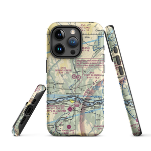 Spring Creek Ranch Airport (WA66) VFR Sectional  Tough iPhone Case