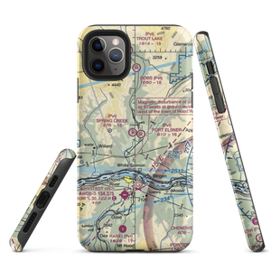 Spring Creek Ranch Airport (WA66) VFR Sectional  Tough iPhone Case