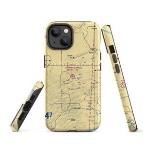 Spring Lake Airport (2NE4) VFR Sectional  Tough iPhone Case