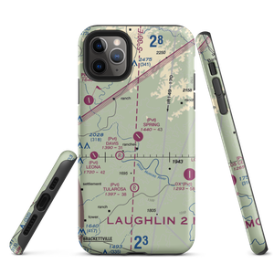 Spring Ranch Airport (3TA6) VFR Sectional  Tough iPhone Case