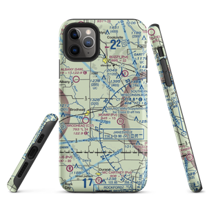 Spring Valley Farm Airport (1WI0) VFR Sectional  Tough iPhone Case