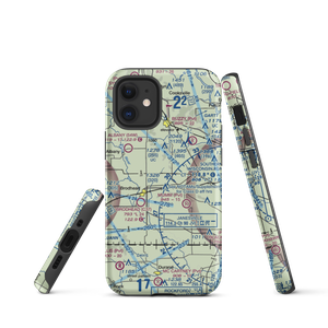 Spring Valley Farm Airport (1WI0) VFR Sectional  Tough iPhone Case