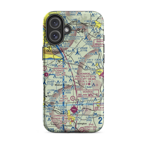 Spring Valley Farm Airport (6GA4) VFR Sectional  Tough iPhone Case