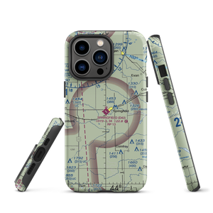 Springfield Municipal Airport (D42) VFR Sectional  Tough iPhone Case