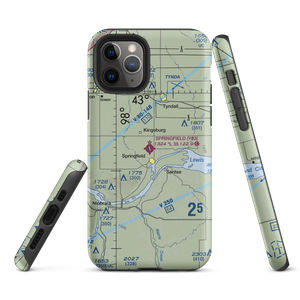 Springfield Municipal Airport (Y03) VFR Sectional  Tough iPhone Case