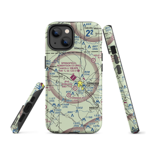 Springfield Robertson County Airport (M91) VFR Sectional  Tough iPhone Case
