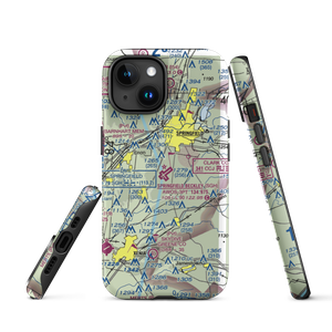 Springfield-Beckley Municipal Airport (SGH) VFR Sectional  Tough iPhone Case