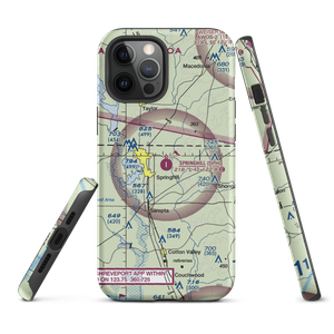 Springhill Airport (SPH) VFR Sectional  Tough iPhone Case