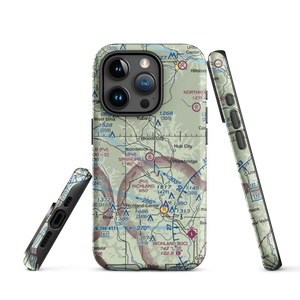 Springhill Field Airport (7WI7) VFR Sectional  Tough iPhone Case