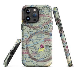 Srigley Field Airstrip (75TN) VFR Sectional  Tough iPhone Case