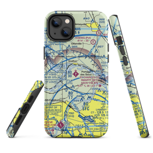 St Charles County Smartt Airport (SET) VFR Sectional  Tough iPhone Case