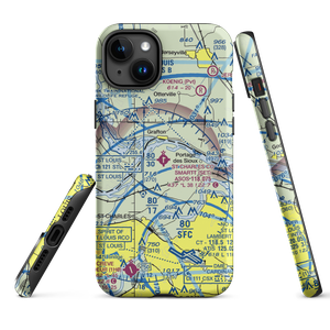 St Charles County Smartt Airport (SET) VFR Sectional  Tough iPhone Case