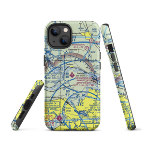St Charles County Smartt Airport (SET) VFR Sectional  Tough iPhone Case
