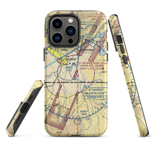 St George Municipal Airport (SGU) VFR Sectional  Tough iPhone Case