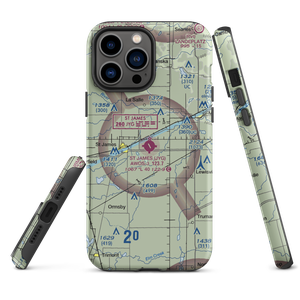 St James Municipal Airport (JYG) VFR Sectional  Tough iPhone Case