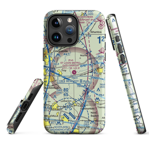 St Louis Metro-East Airport/Shafer Field (IL48) VFR Sectional  Tough iPhone Case