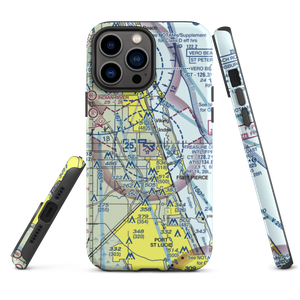 St Lucie County International Airport (FPR) VFR Sectional  Tough iPhone Case