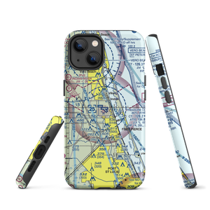 St Lucie County International Airport (FPR) VFR Sectional  Tough iPhone Case