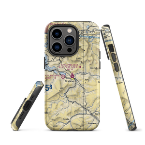 St Maries Municipal Airport (S72) VFR Sectional  Tough iPhone Case