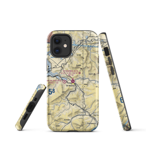 St Maries Municipal Airport (S72) VFR Sectional  Tough iPhone Case