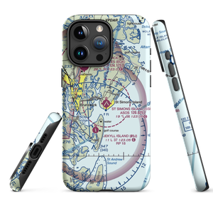 St Simons Island Airport (SSI) VFR Sectional  Tough iPhone Case